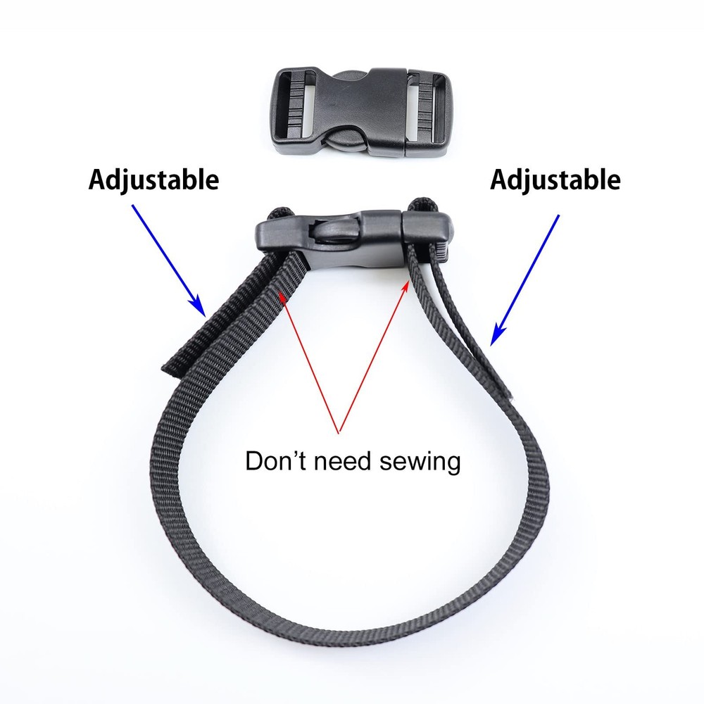Side Release Buckles,Heavy Duty Dual Adjustable Plastic Buckle Snaps Clips Backp