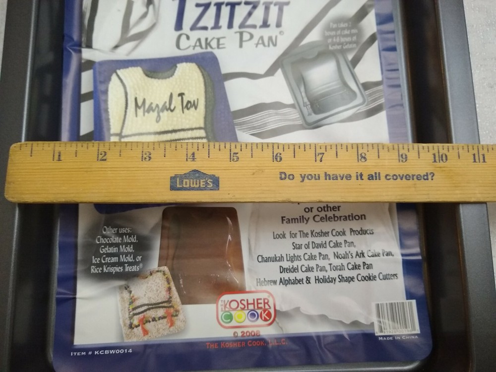 TZITZIT TZITZIS NON STICK CAKE PAN TALLIS KATON