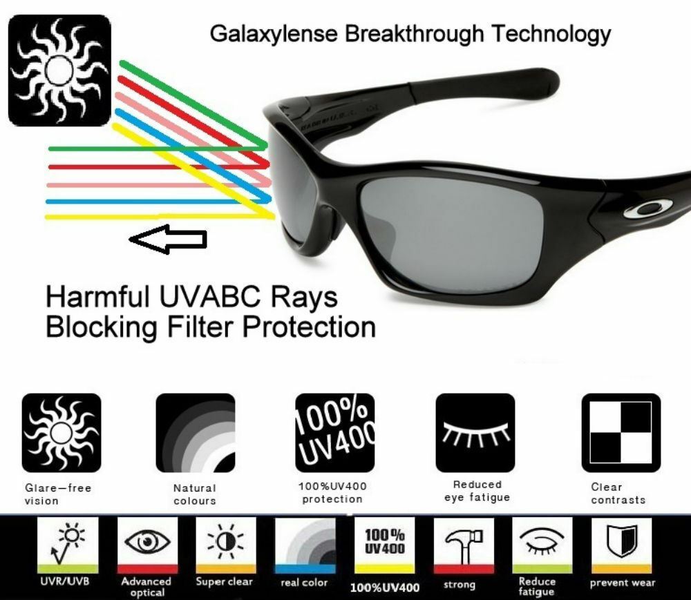 Galaxy Replacement Lenses For Oakley Dispatch 1 Sunglasses Black Polarized