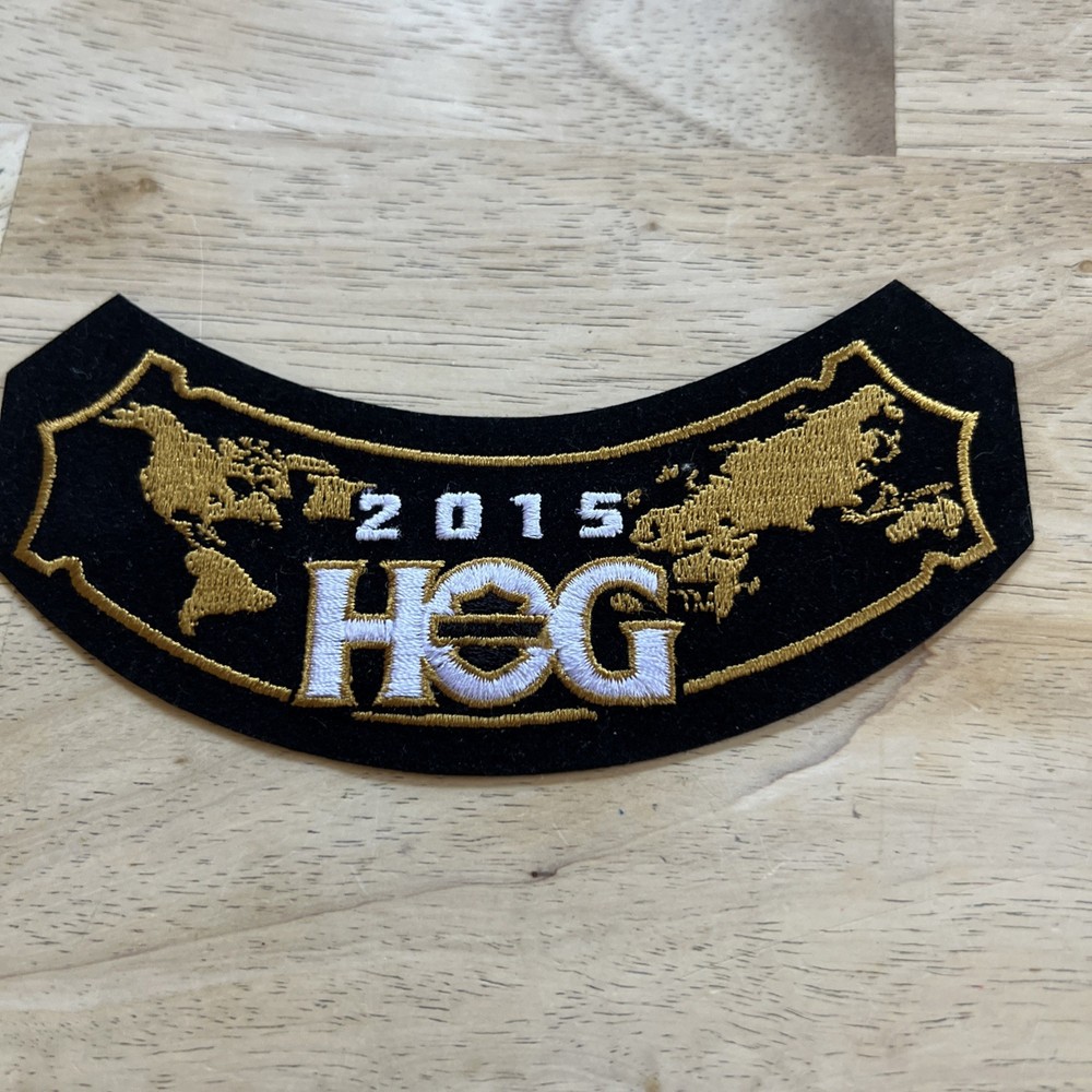 2015 HOG Membership Rocker Patch Harley Davidson Owners Group HD