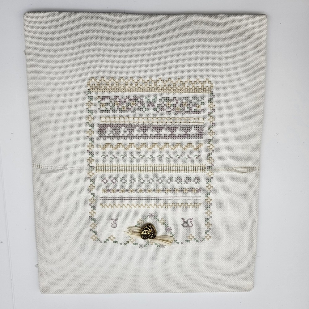Lovely Vintage Cross stitch Sampler completed decor