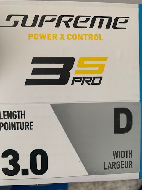 Bauer 3S Pro Skates Size 3 D