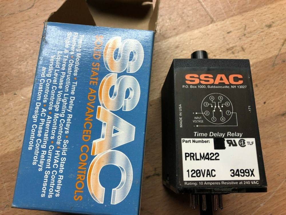 SSAC ABB TIME DELAY RELAY PRLM422--NEW IN BOX
