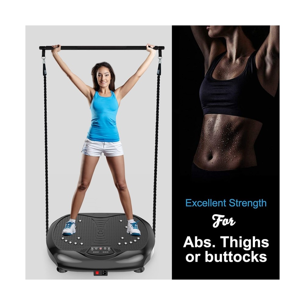 Vibration Plate Exercise Machine - Whole Body Workout Vibration Platform Lymp...