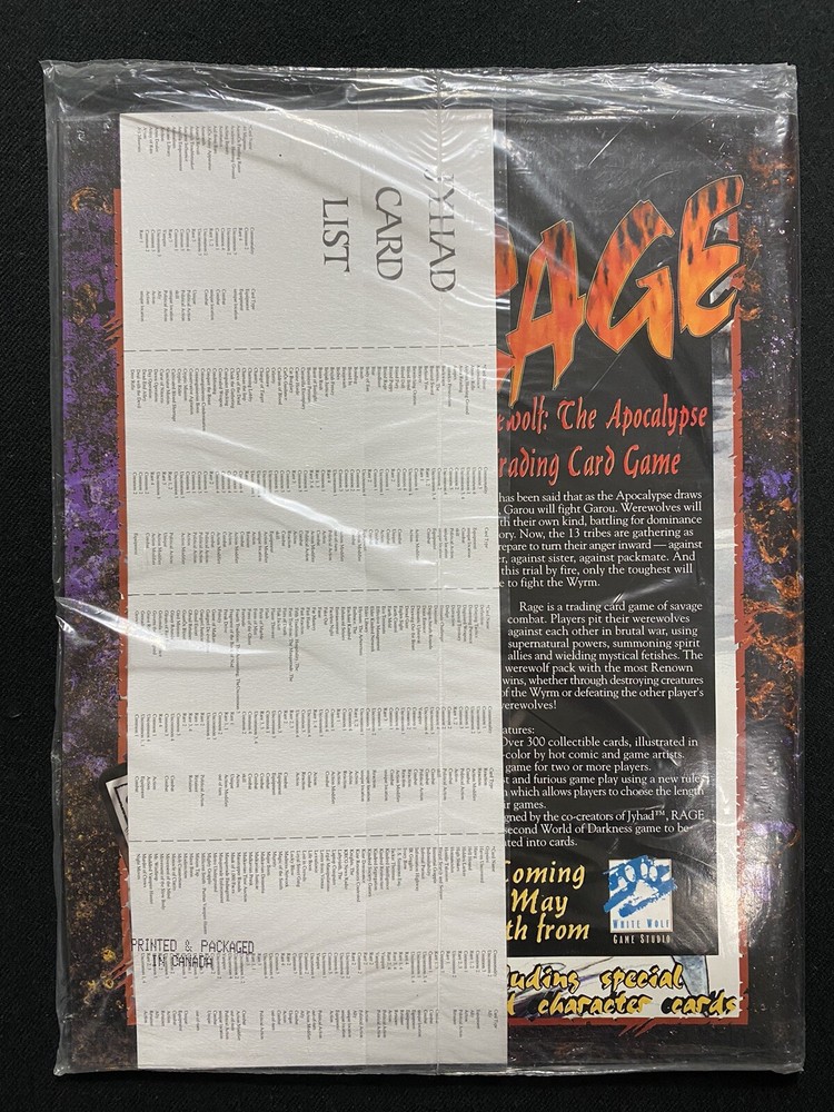 White Wolf Inphobia Issue #51 New Sealed