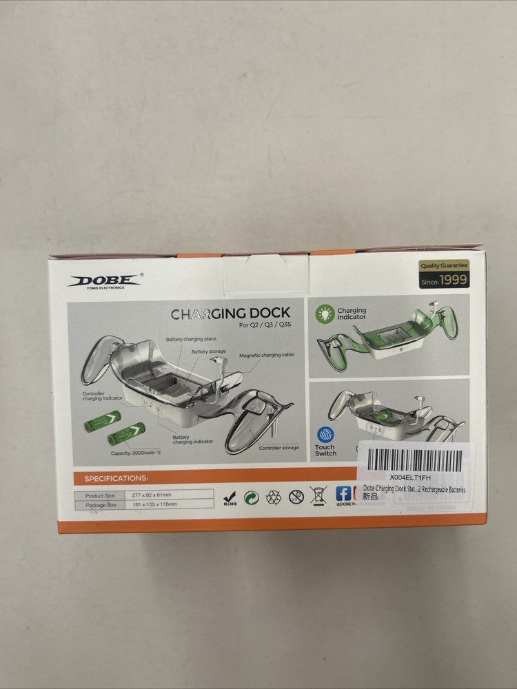 Dobe - Charging Kit Designed for Quest2, Quest3, Quest3S VR Headset, Supports...