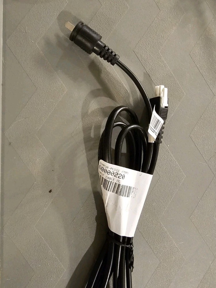 OEM Tempur-Pedic Adjustable Bed Input Power Cable 68000220