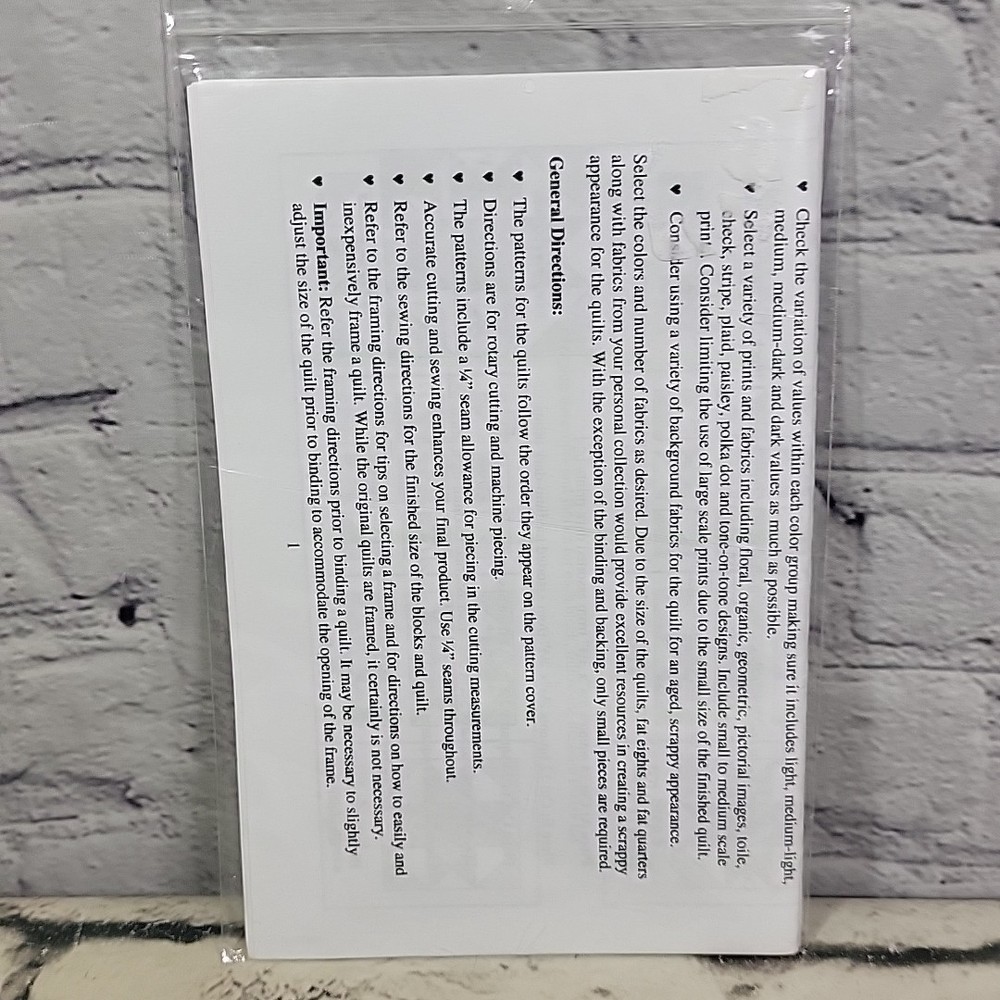 Fit to Frame Set Two Quilt Pattern by Lori Smith