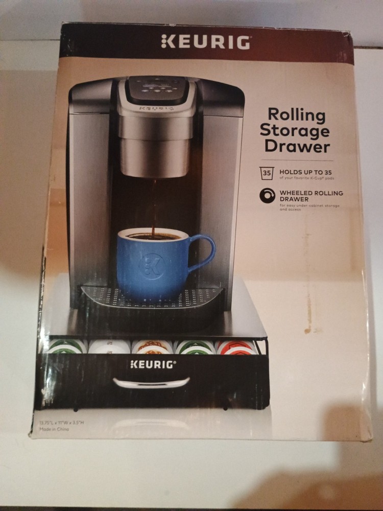 Keurig K-Compact Single Serve Coffee Maker With Rolling Storage Drawer