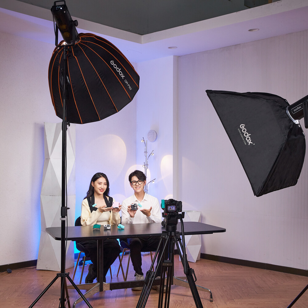 US Godox MoveLink Mini LT Kit2 2*Transmitter+1*Receiver Set Microphone fr iPhone