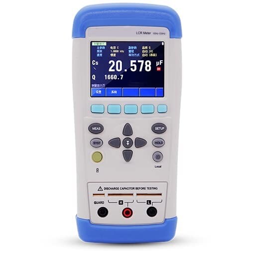 Digital LCR Meter 10kHz with DCR Function Display Range L 0.01uH-9999H