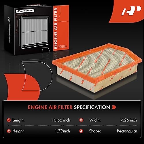 2-PC Engine & Cabin Air Filter with Activated Carbon Compatible with Jeep