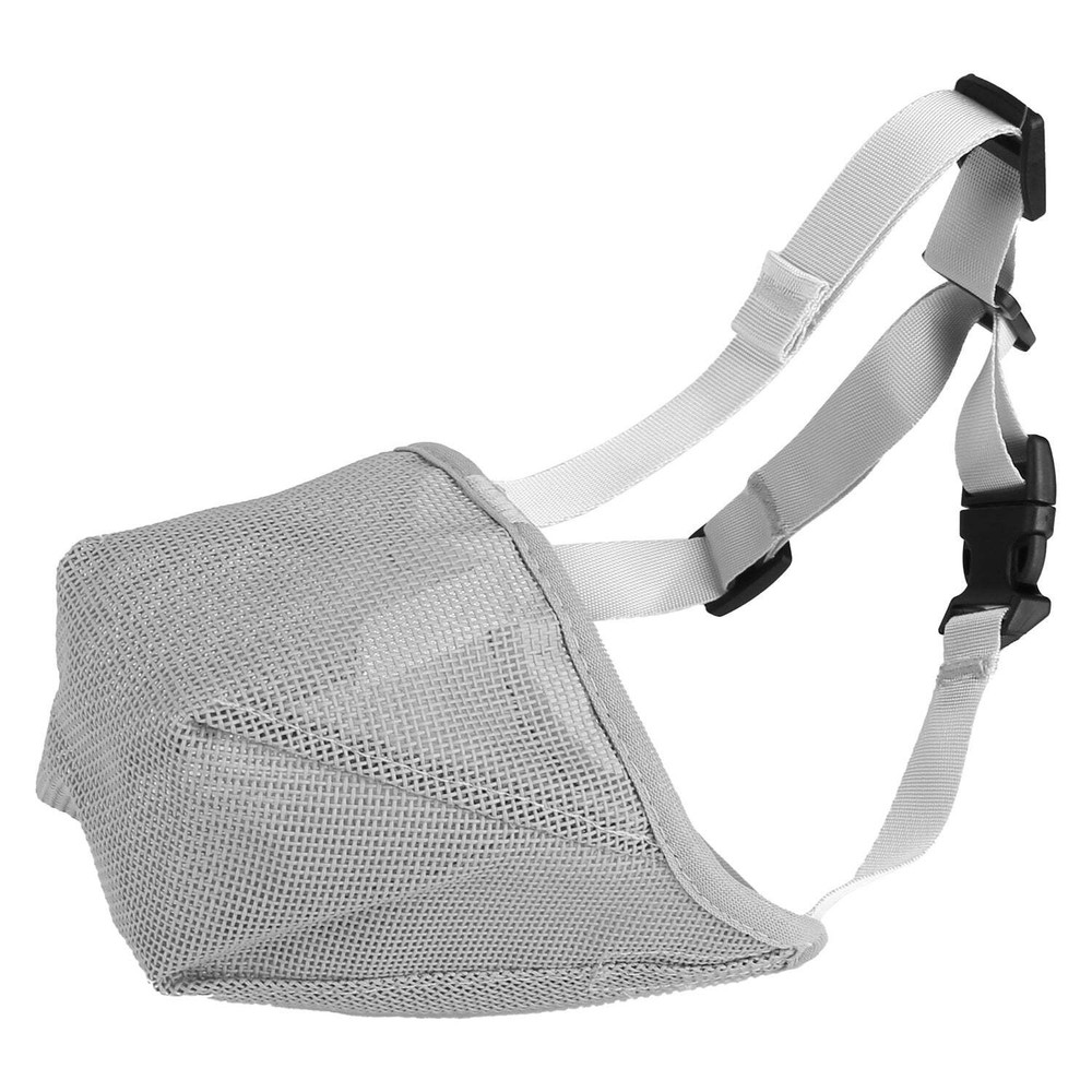 Pet Muzzle Mask Soft Mesh Muzzle Adjustable Dog Mouth Cover with Breathable Mesh