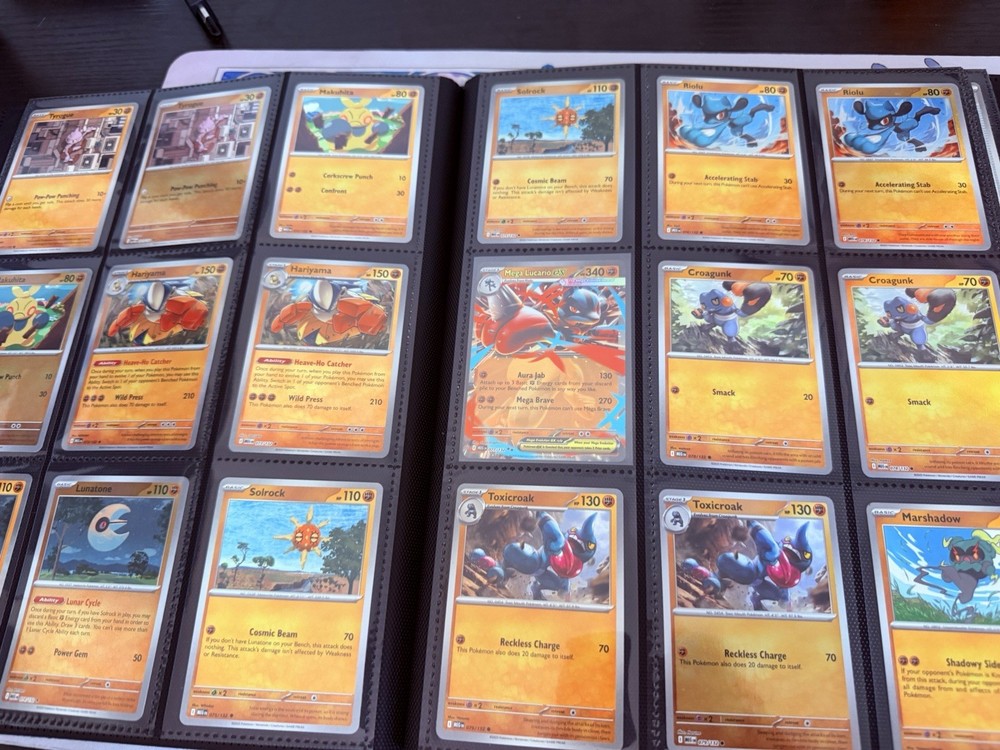 Mega Evolution 100% Complete Master Base Set with C/UC/H/RH & EXs