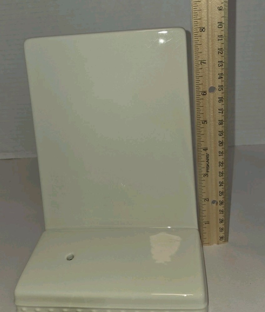 Nora Fleming Pearl Dot Memo Message Board Stoneware Ivory Retired Lemon Mini