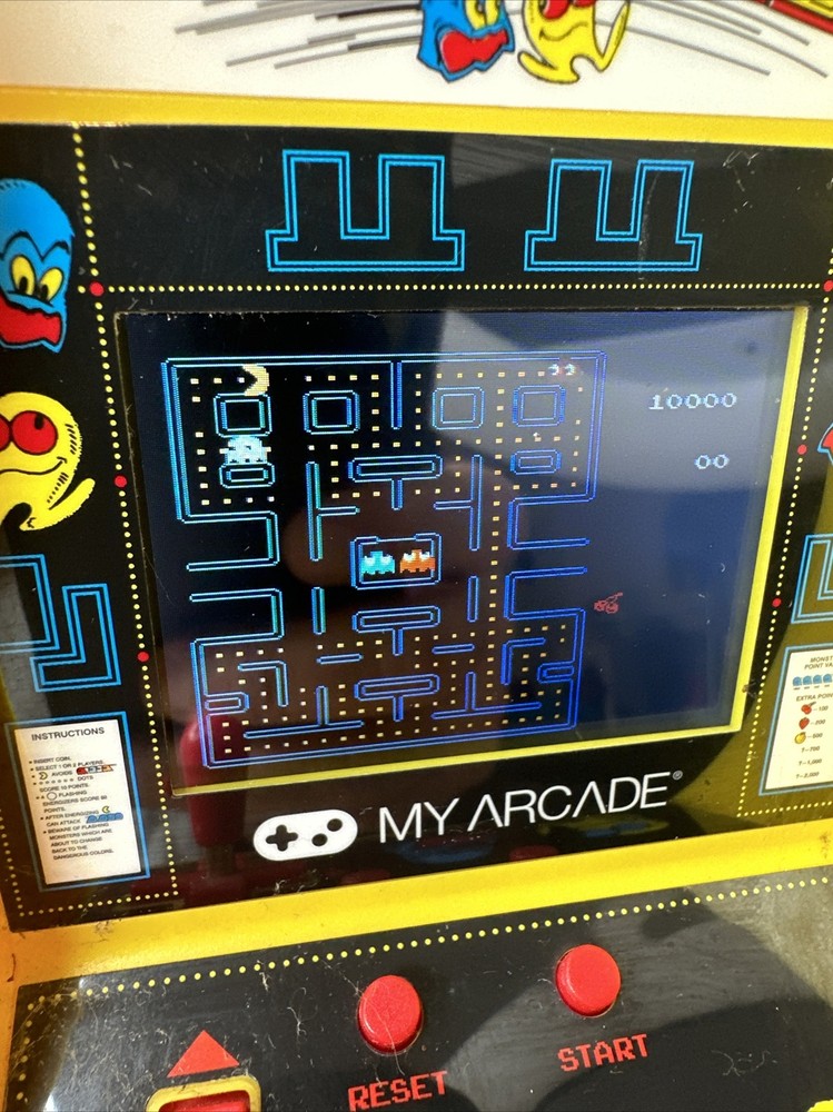 My Arcade Pac-Man Micro Player Mini Arcade Machine DGUNL-3220 Tested And Working