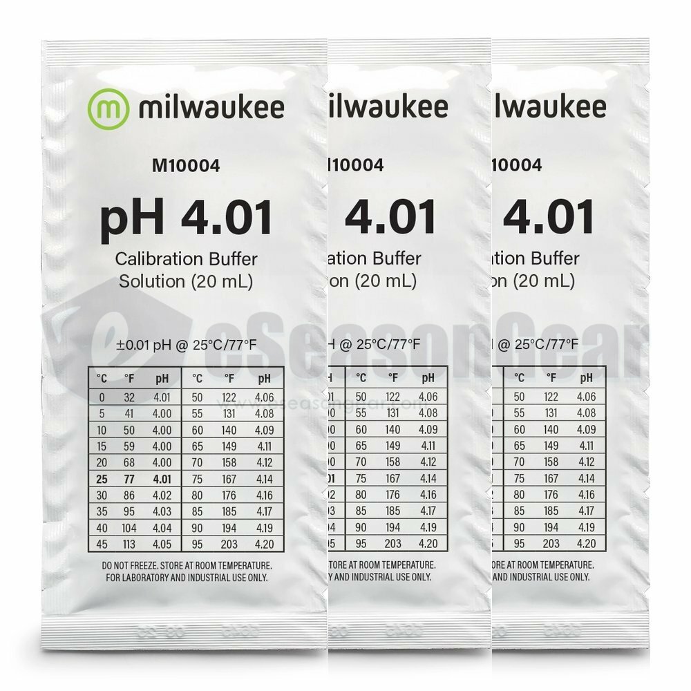 3x20ml, pH 4.01 4 Buffer Solution/Fluid for Digital pH Meter/Tester Calibration