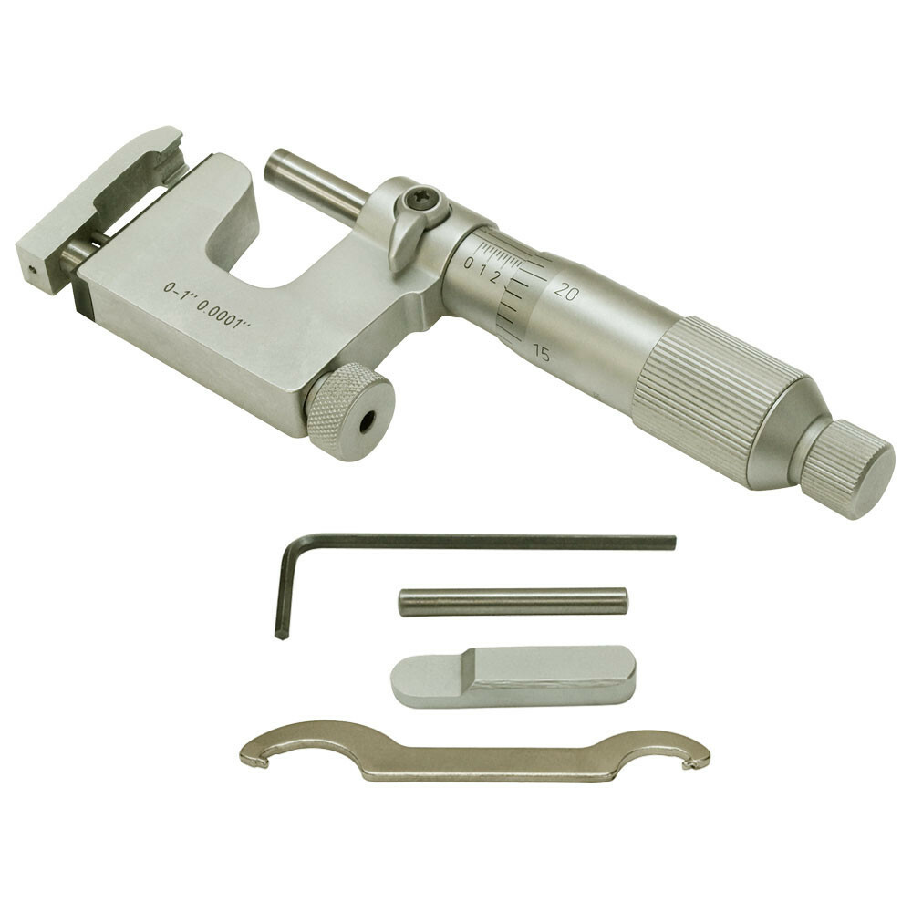 0-1" Multi-Anvil Micrometer Machinist Toolmaker Tool Carbide Tip