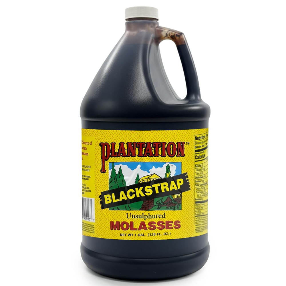 Plantation Blackstrap Molasses 1 Gallon (128 oz) – Unsulphured Blackstrap Molass