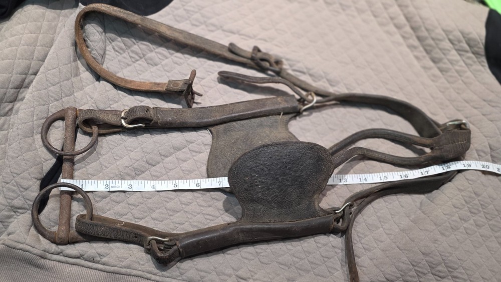 Vintage Draft Bridle with Blinders