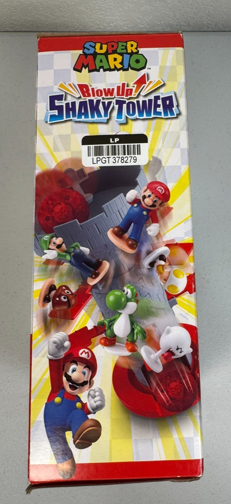 Epoch Games Super Mario Blow Up! Shaky Tower Game (Read Description)