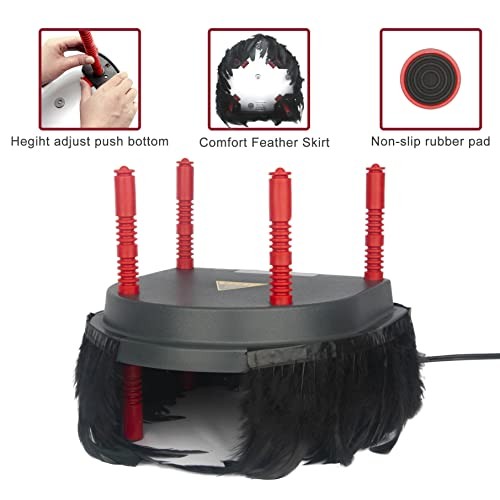 Chick Brooder Heating Plate with Comfort Feathers, Chicken Coop Warmer Pad