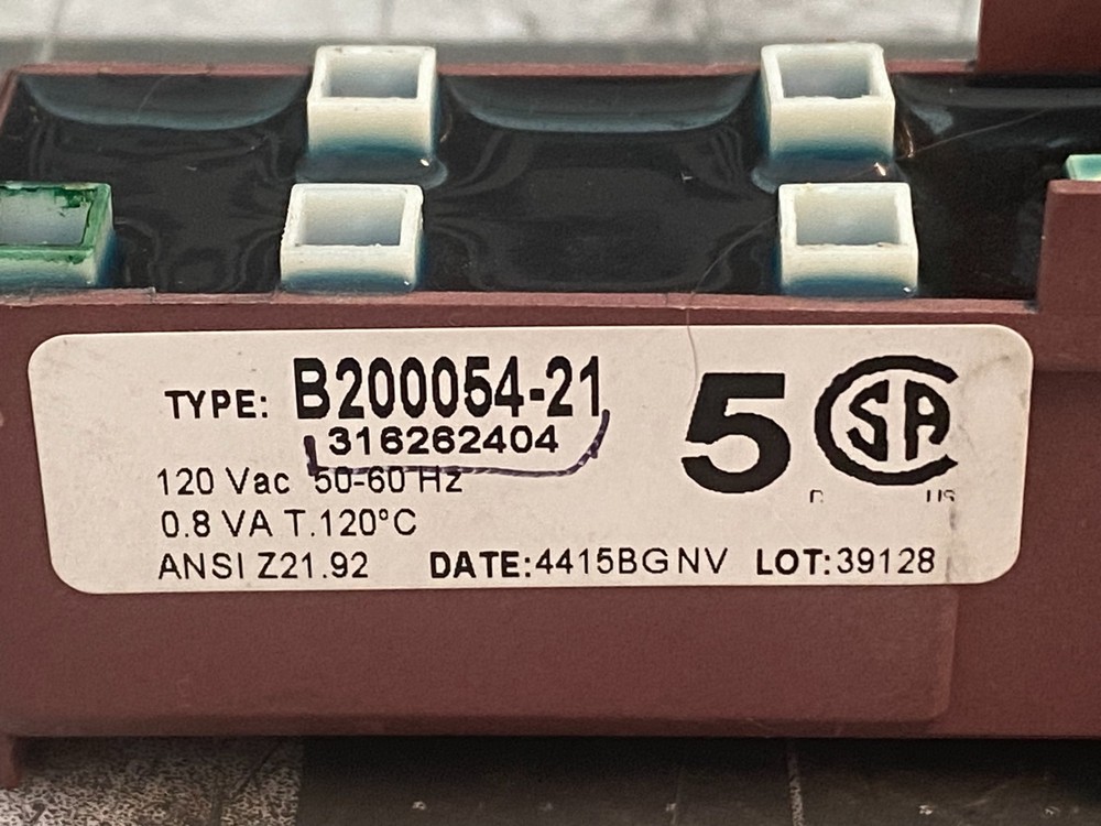 Frigidaire Range Oven Spark Module P# 316262404