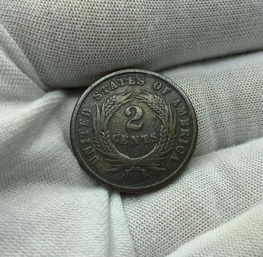 1866 Two Cent Piece A354