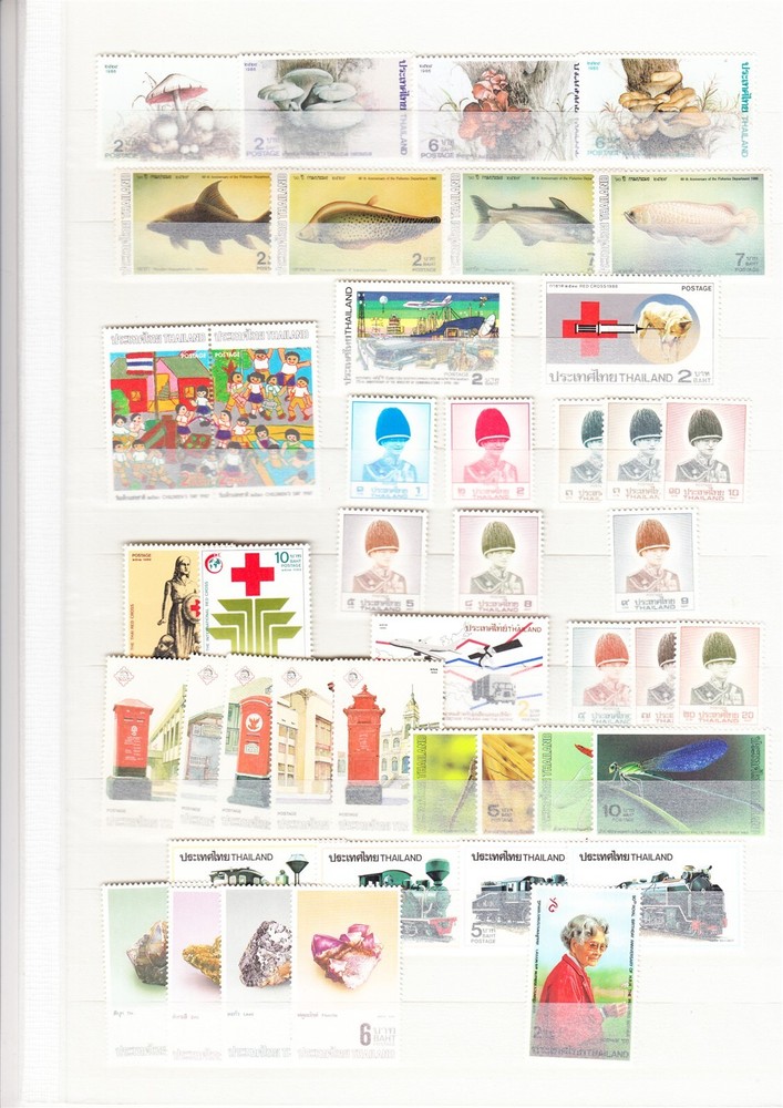 THAILAND 1986-1990 various MNH stamps