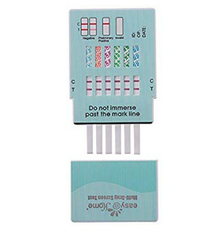 10 Pack Easy@Home 6 Panel Instant Drug Test Kits - Testing Marijuana (THC),...