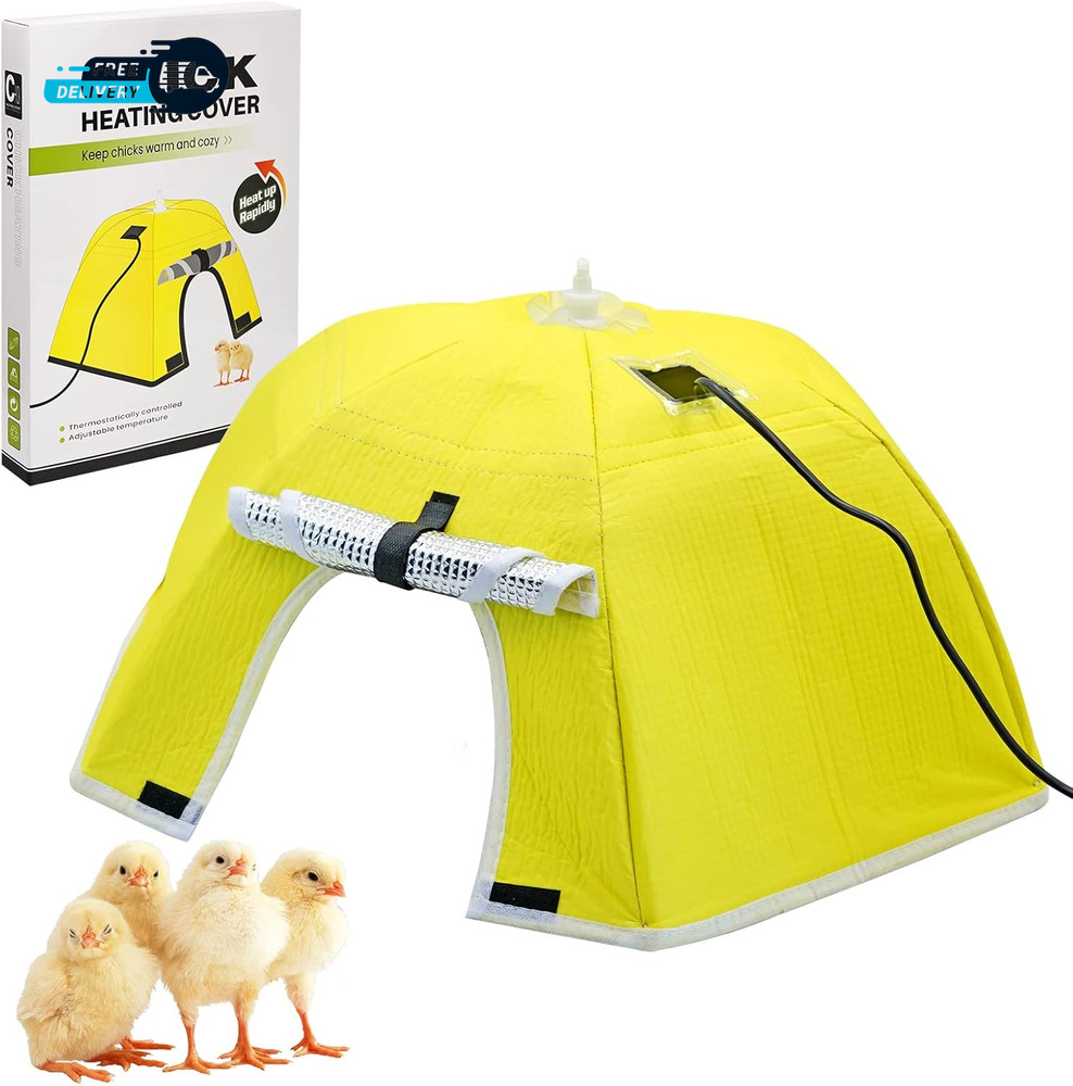 Chicken Brooder Box for Chicks Brooder Plate Chick Heater Warmer for 10