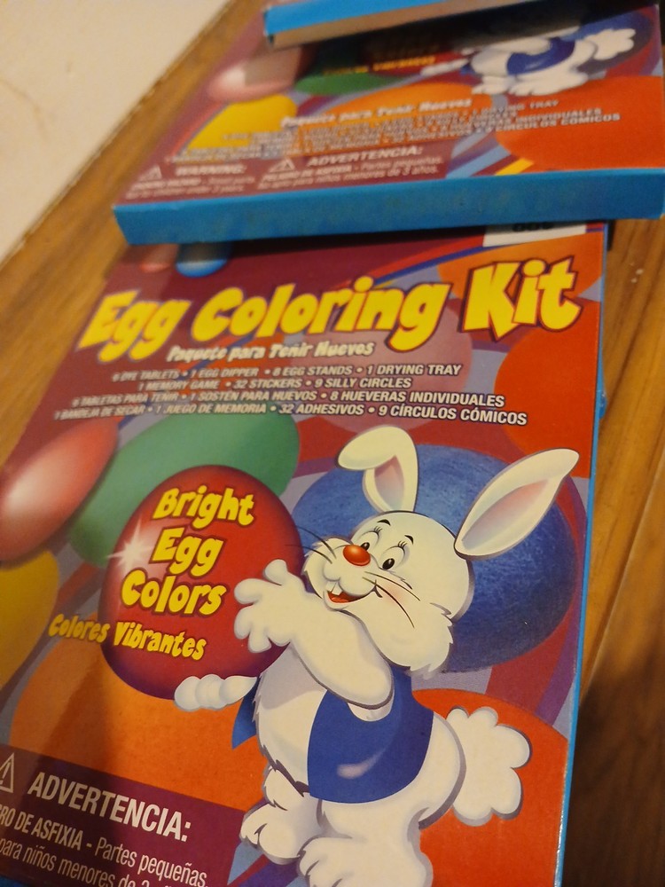5 New Easter Egg Dying Coloring Kits Bright Egg Colors
