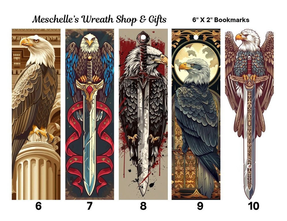 Eagle Big Bird Themed Bookmarks 3