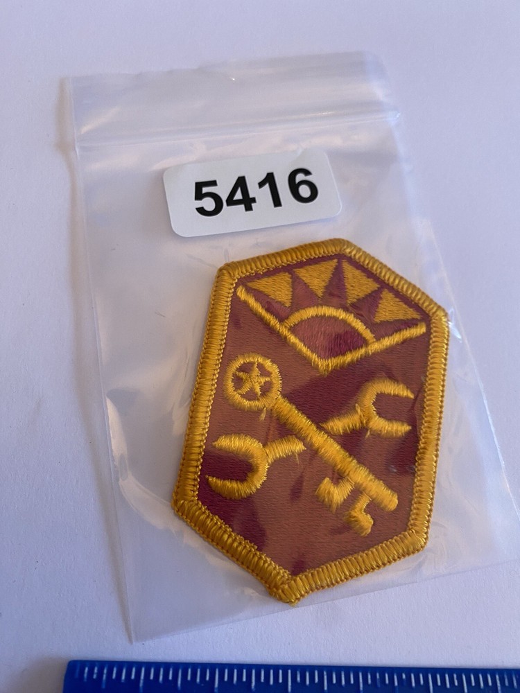 US Army Advance Weapons Support Command Patch Full Color Patch INV5416