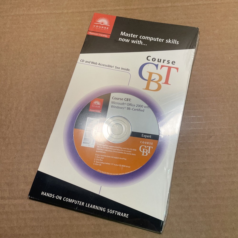 NEW Course Technology CTB Learning Software Microsoft Office 2000 w/ Windows 98
