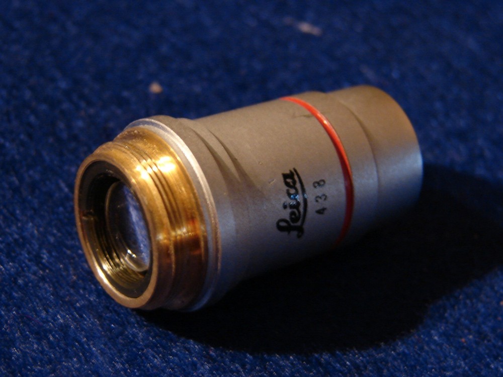 Leica ACHRO 438 Microscope Objective 4x 0.10 NA ∞/0.17