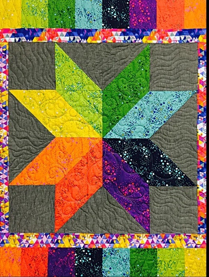 Silver Star Quilt Pattern- A Fat Quarter Pattern