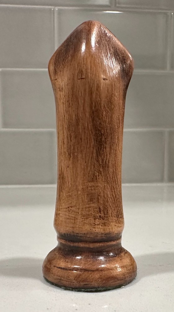 Vintage Duncan Mold Glazed Ceramic Chess Piece: Bishop