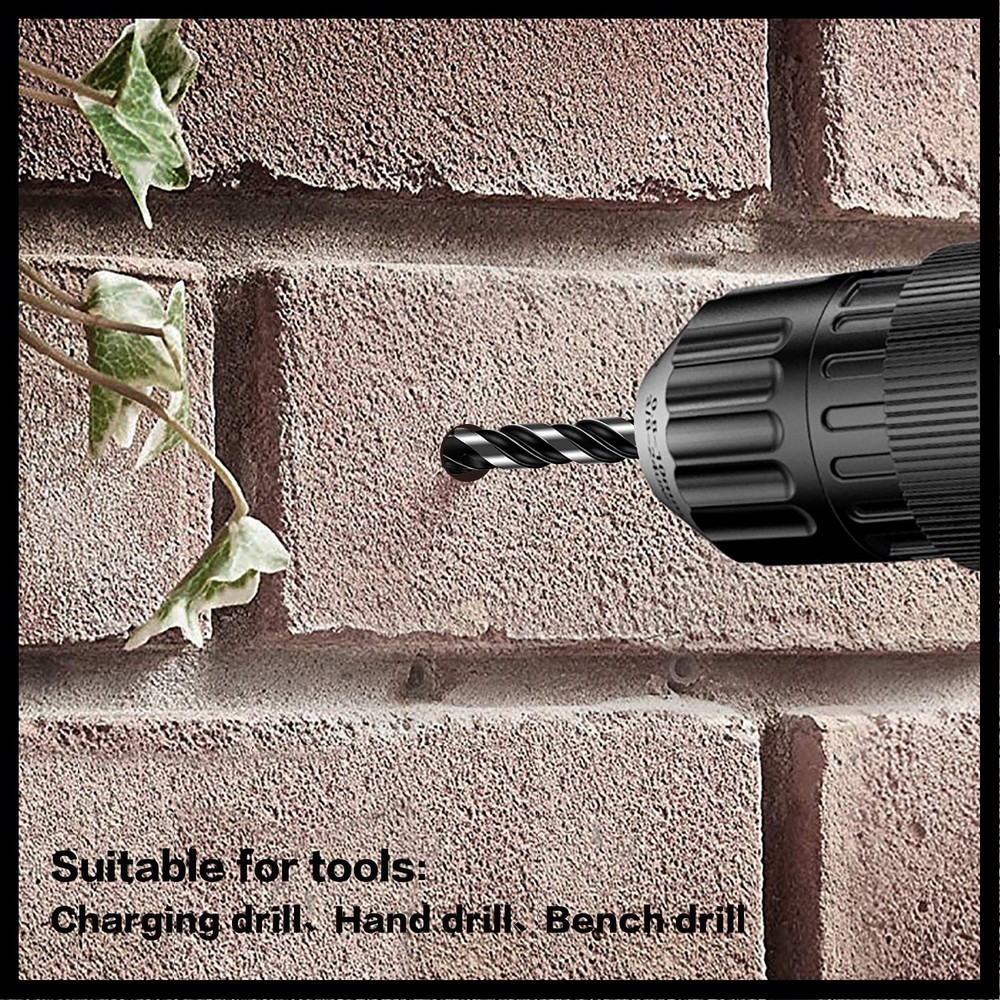 10 Pack 5/32" Masonry Drill Bits Set for Tile Glass Ceramic Brick Triangle Shank