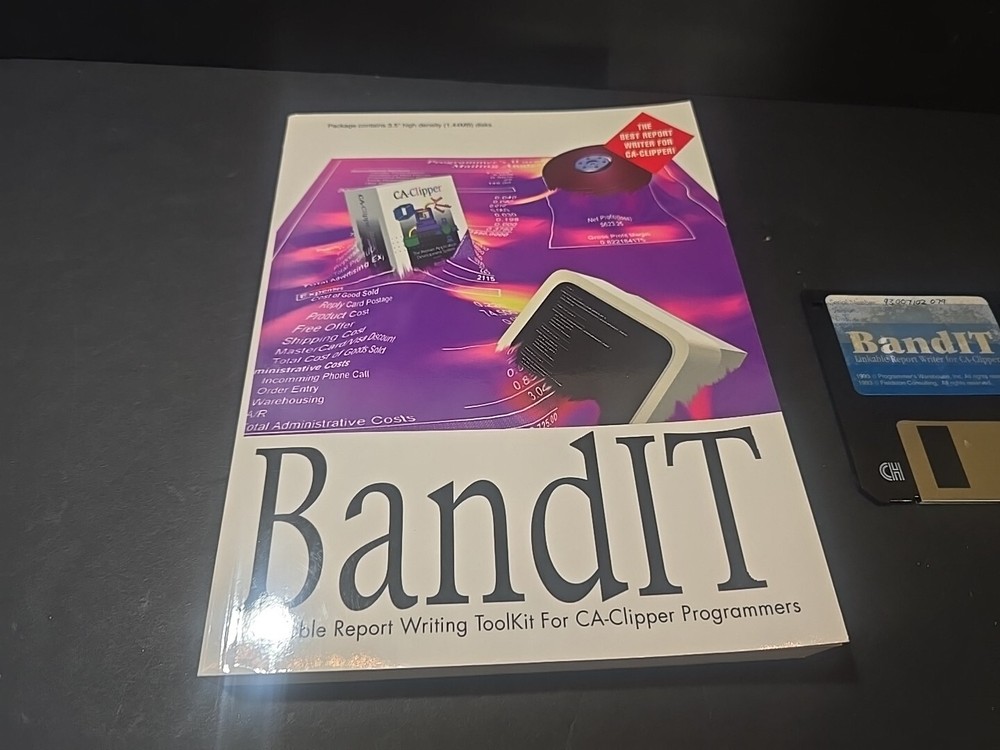 Bandit Linkable Report Writing Toolkit for CA-Clipper Programmers 1993 3.5"
