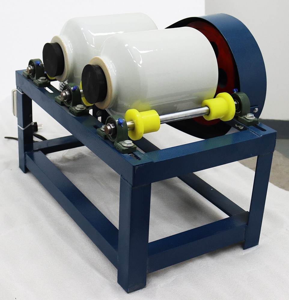 Lab Ceramic Ball Mill Grinding Machine 2*5L Horizontal Grinder for Links Glazes