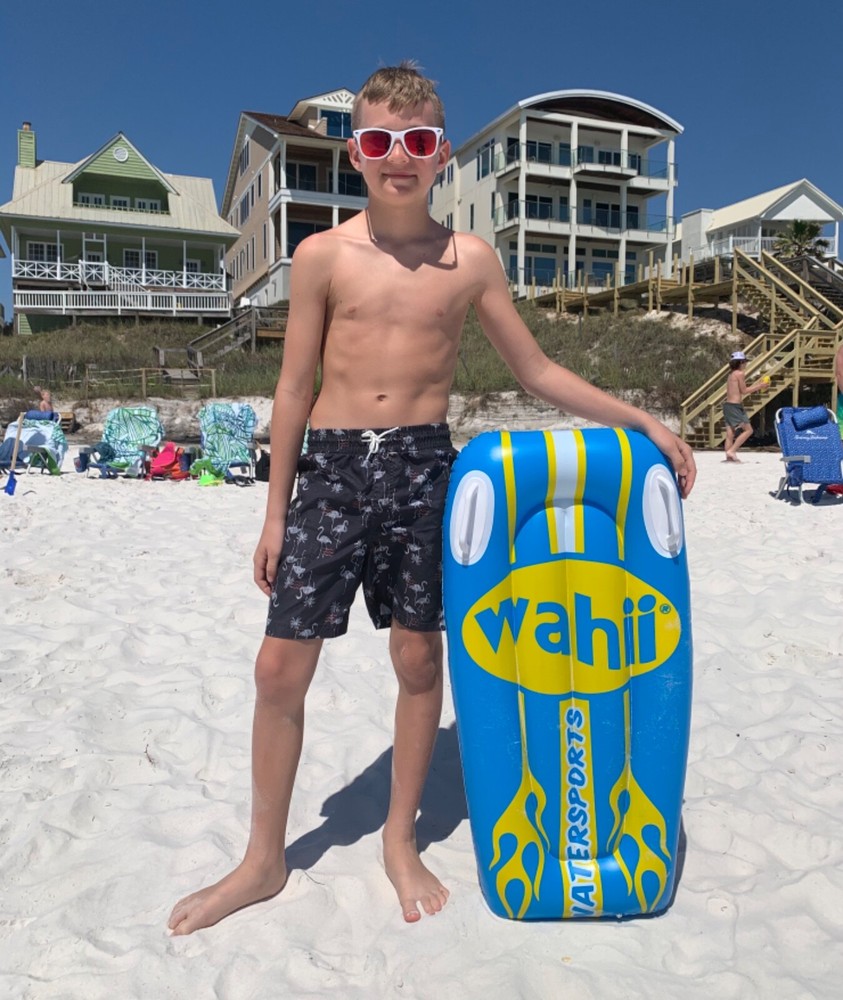 Wahii Inflatable Boogie Board (2-Pack) Water Slide - Pool - Ocean Surf