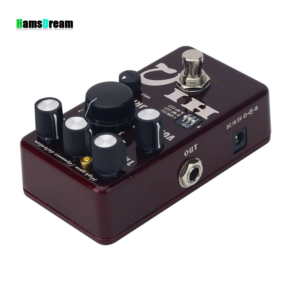 Electric Guitar Distortion Overload Effects Pedal High Gain Dynamic Effector