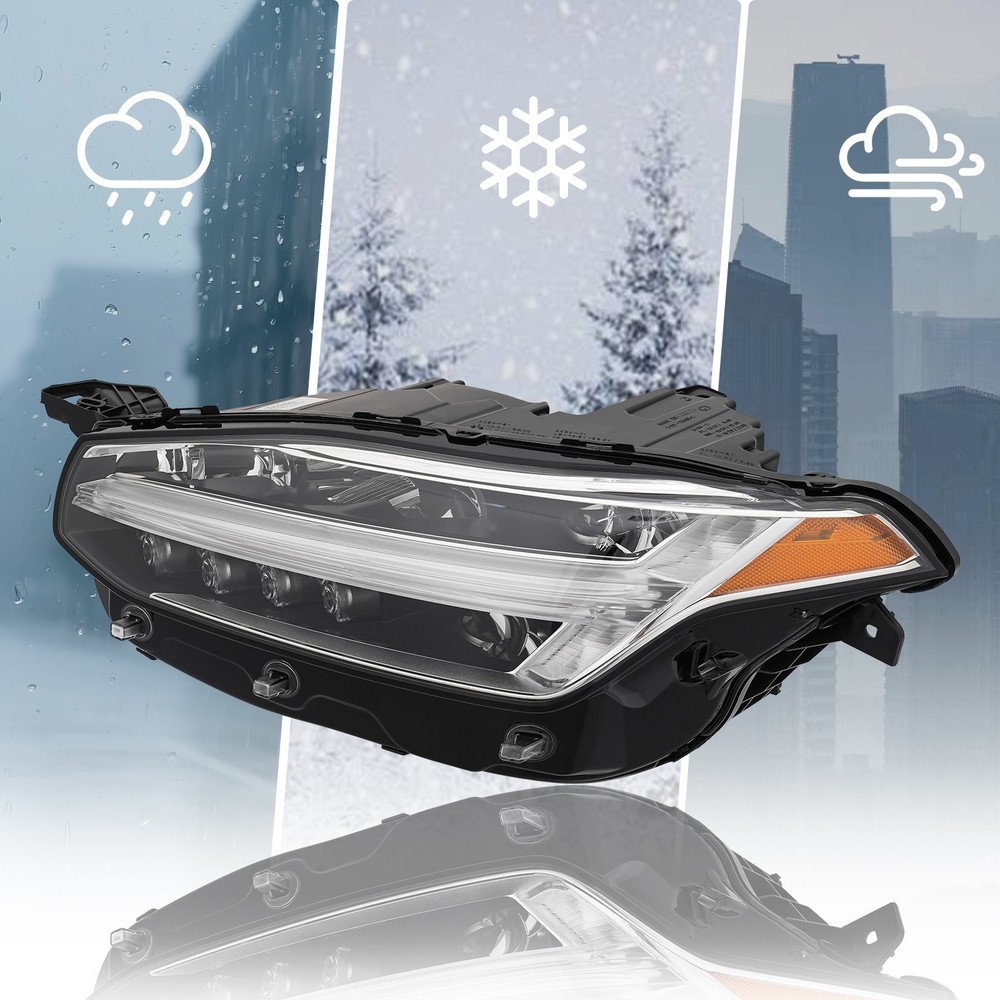 LED Front Headlamp Left Side Headlight For 2019-2024 Volvo XC90 Without AFS