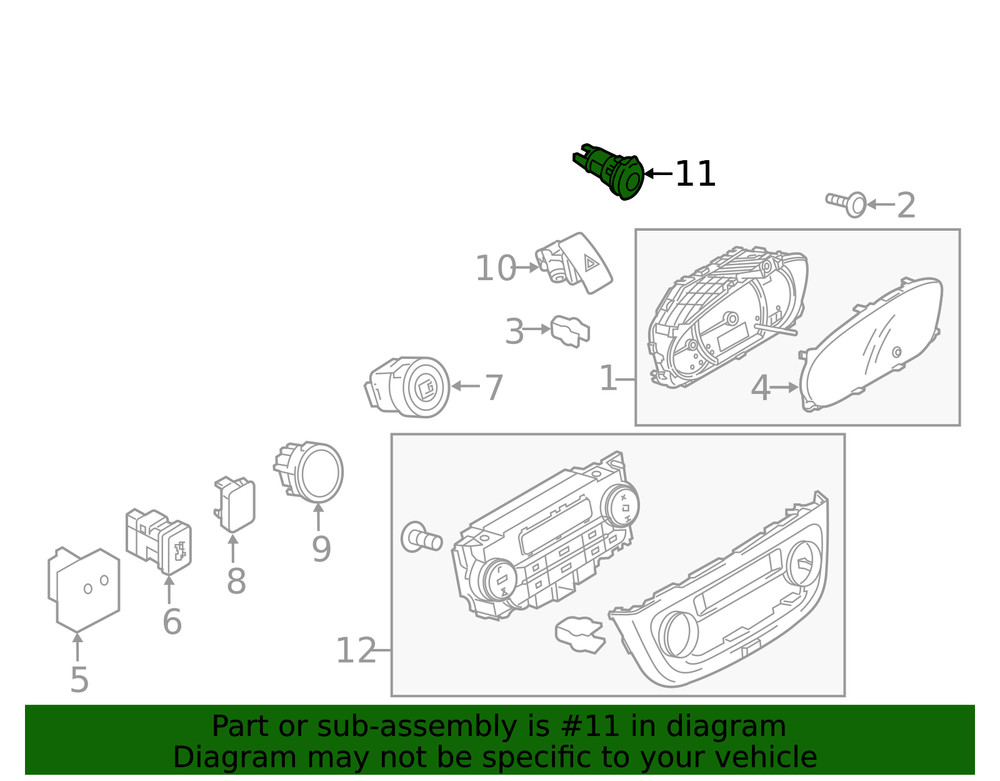Genuine Mitsubishi Power Outlet 8773A018