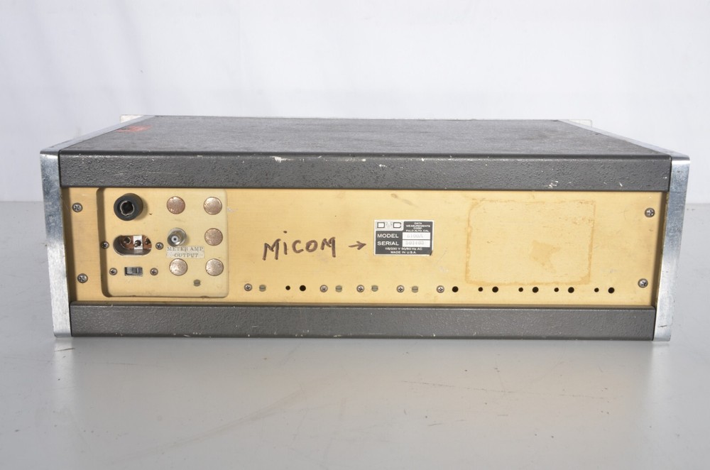 Vintage Ampex Micom DMC 6100A Test Set Frequency Meter Untested Nice Shape Rare