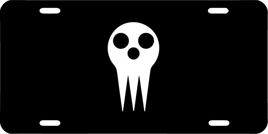 Lord Death Vanity License Plate Soul Eater