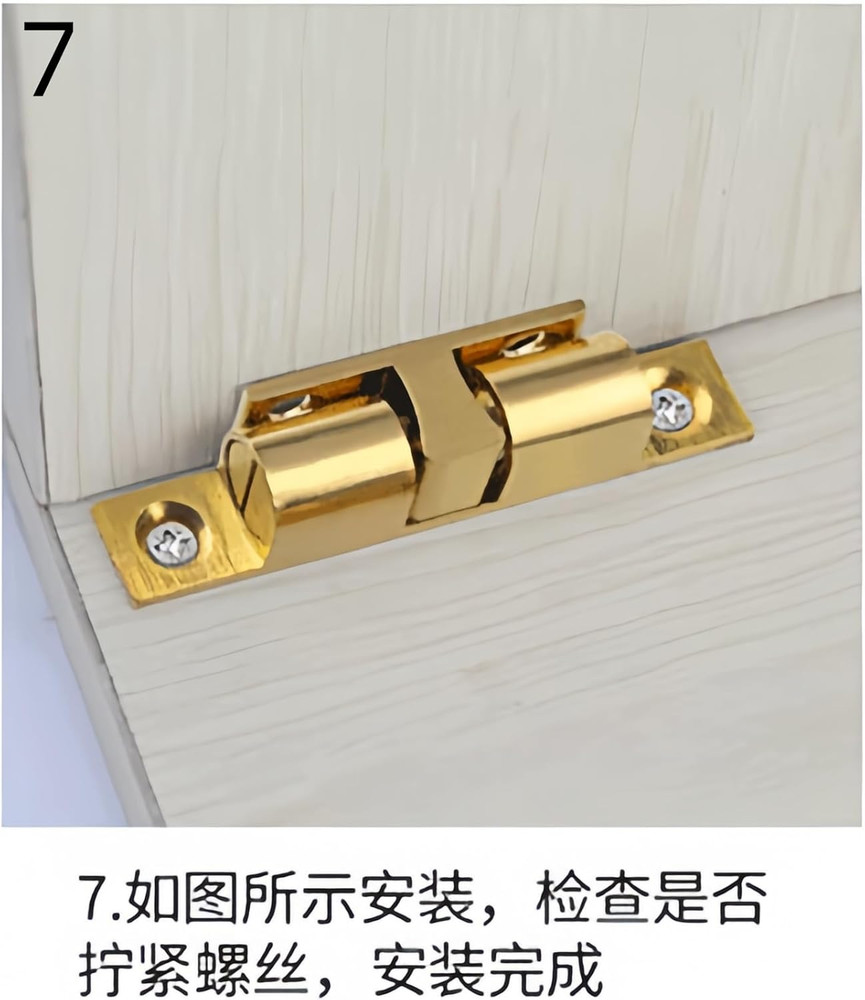 Double Ball Tension Roller Catch Latch, 2"/ 70Mm Solid Brass Hardware Fitting wi