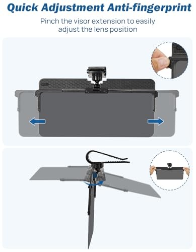 Polarized Sun Visor Extender for Car, Upgraded Adjustable Car Sun Visor