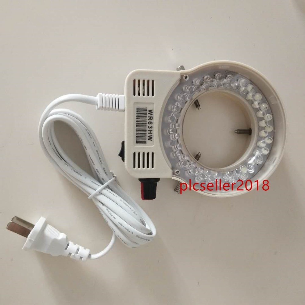 1X for  EMZ Microscope Adjustable White LED Ring Light Illuminator WR63HW